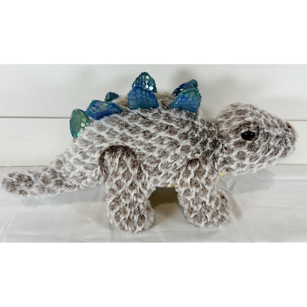 Stegosaurus Dinosaur 16" Holdings Inc Soft Plush Stuffed Animal Toy Spots Brown